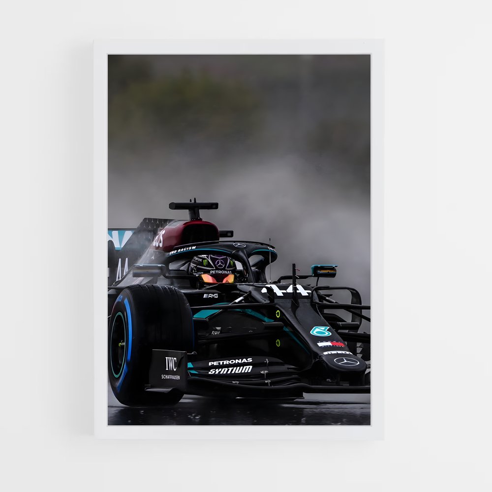 Poster Lewis en Action – affiche Voitures de Formule 1 (vue 3)